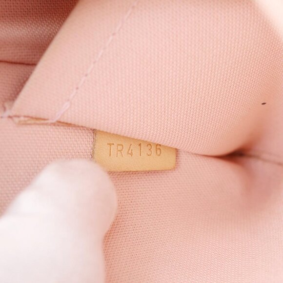 Louis Vuitton Croisette Damier Azur Satchel Crossbody Bag Rose Ballerine - Picture 16 of 16